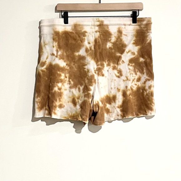 MATE the Label Ginger Cream Tie Dye Organic Thermal Shorts - Extra Large - Picture 4 of 4